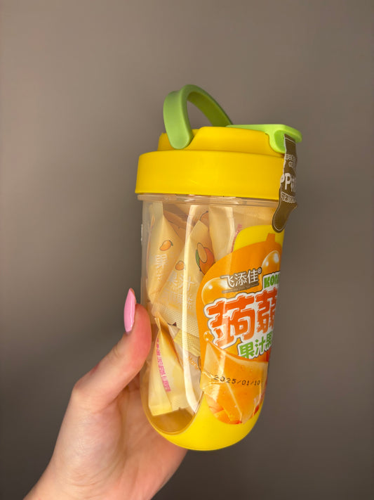 Borraccia con fruit jelly al mango