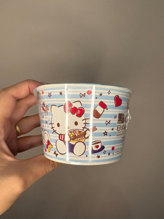 Noodles istantanei Hello Kitty al gusto di soia