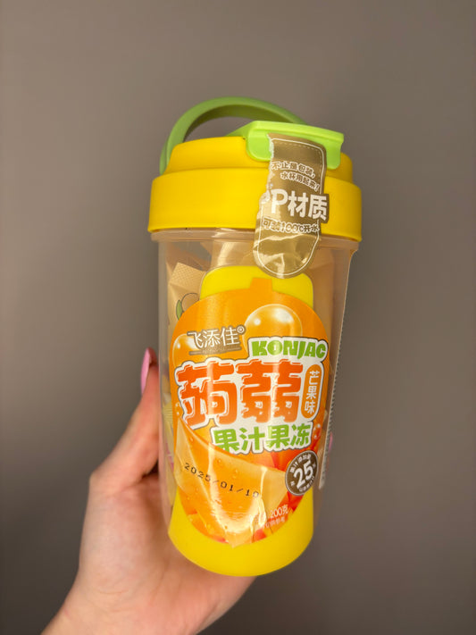 Borraccia con fruit jelly al mango